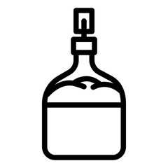 beer fermentation line icon