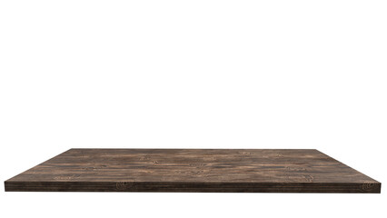 Black wooden shelf table product display board countertop