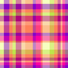 Colorful checkered pattern. Seamless abstract texture with many lines. Geometric colored wallpaper with stripes. Print for flyers, shirts and textiles. Doodle for design