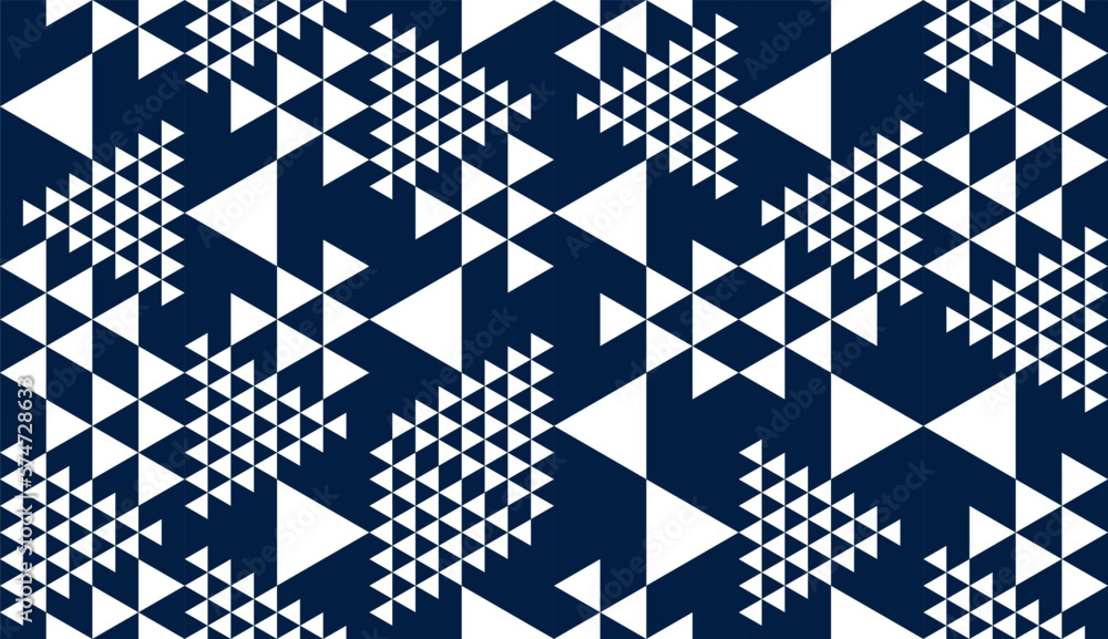 Poster seamless cubes vector background, rhombus and triangles boxes repeating tile pattern, 3d architectur