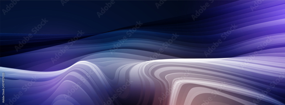 Aufkleber vector abstract minimal element of geometric, wave flow or curve shape pattern, dynamic fluid - liqu