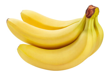 Fototapeta na wymiar Delicious bananas cut out