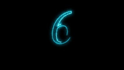 Naklejka premium abstract beautiful number illustration background 