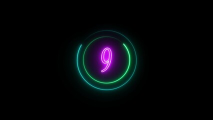 abstract beautiful number illustration background 