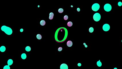 abstract beautiful number illustration background 