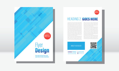 Colorful abstract Brochure design with 2 pages. Can be adapt to Flyer, Brochure, Annual Report, Magazine,Poster, Business Presentation, Portfolio, Banner, Website.
