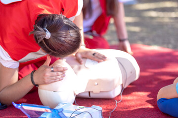 First aid, CPR and AED training
