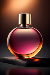 A beautiful perfume bottle