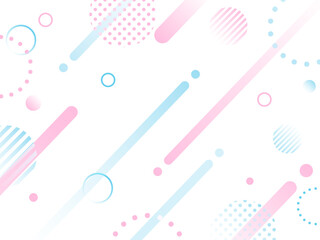 春　ピンク　水色　ポップ 　キャンペーン　背景	