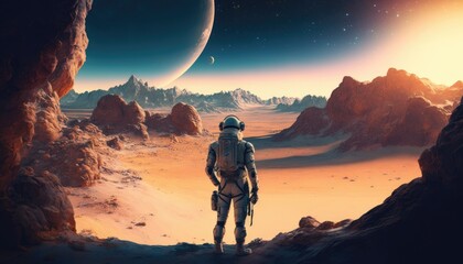 The Last Astronaut: Surviving on an Abandoned Planet in the Far Reaches of Space, AI Generative