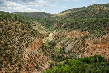 Fototapeta na wymiar Salt River Canyon in Arizona, USA