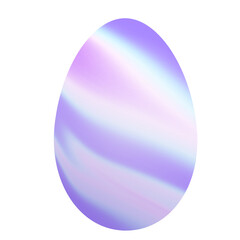 abstract  easter egg marble paint color holographic artistic metallic blue purple