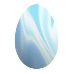 abstract  easter egg marble paint color holographic artistic metallic blue 