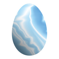 abstract  easter egg marble paint color holographic artistic metallic blue 