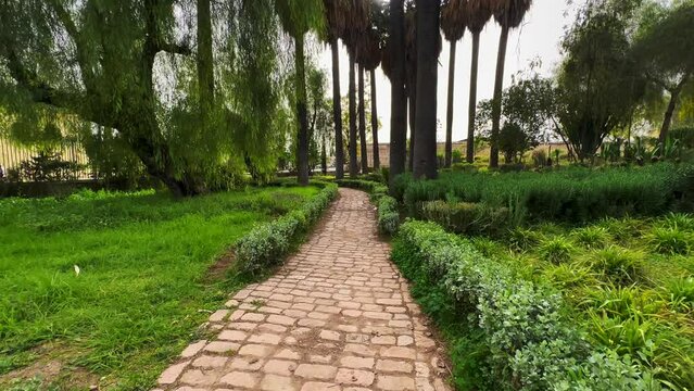 Jnan Sbil garden in the old town of Fez, Morocco