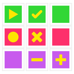 Fototapeta premium Category Sticker Icon