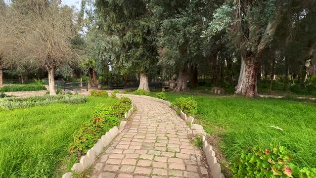 Jnan Sbil garden in the old town of Fez, Morocco