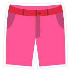 Shorts Sticker Icon