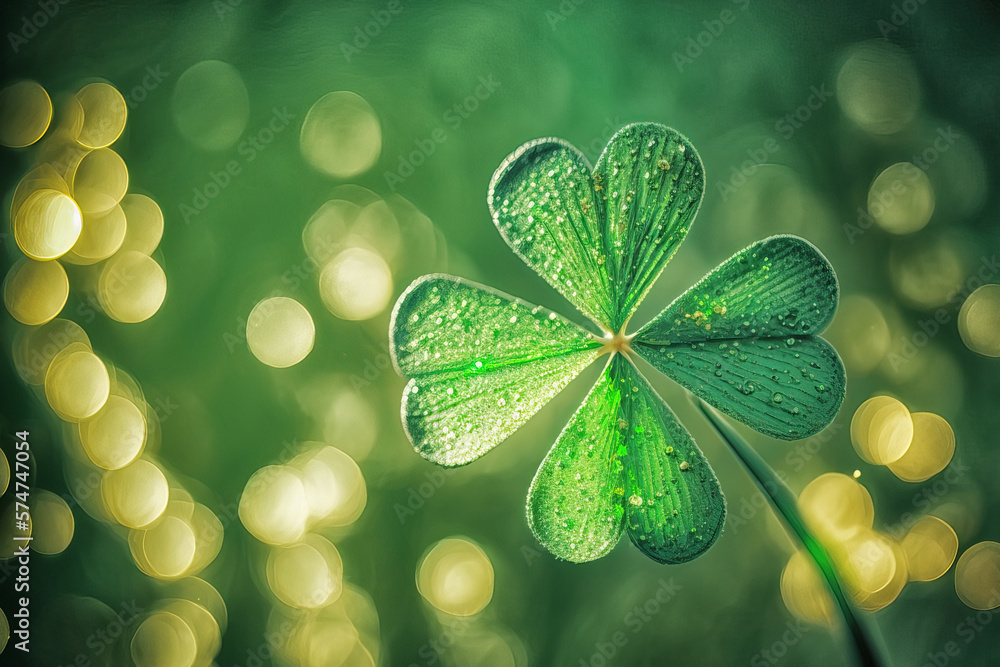 Aufkleber st. patrick's day abstract green background for design colorful abstract background