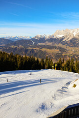 Schifahren in Schladming, Österreich