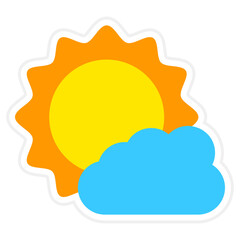 Weather App Sticker Icon