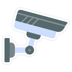 Surveillance Sticker Icon