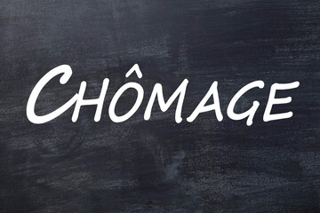 Fototapeta premium Chômage tableau