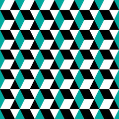 Stylish cubic pattern for interior design, textiles, website background, etc.