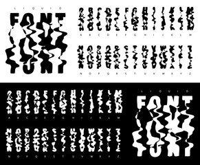 Liquid Font © Oh Snap Grfx