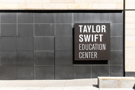 NASHVILLE, TN, USA - MARCH 28, 2021: The Taylor Swift Education Center, inside of the Country Music Hall of Fame, features experiences for children to learn about the culture of country music.