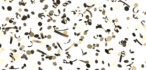 Glittering golden confetti png. Glittering golden
