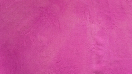 panoramic textile background - crushed silk fabric colored in purple with tie-dye stains at home