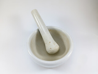 mortar with pestle