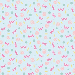 seamless pattern in pastel colors, abstraction