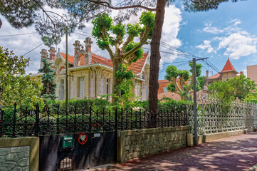 The central part of Arcachon-the capital of oysters