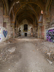 Kirchenruine in Zeitz, Burgenlandkreis, Sachsen-Anhalt, Deutschland