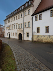 Das Seckendorffsche Haus im Brühl von Zeitz, Burgenlandkreis, Sachsen-Anhalt, Deutschland