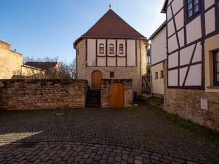 Die historische Altstadt von Zeitz, Burgenlandkreis, Sachsen-Anhalt, Deutschland