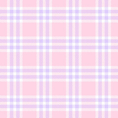 Gingham patterns. Spring summer light pastel colors. Seamless Easter holiday print. Scottish tartan vichy textured check plaids for dress, shirt, tablecloth, or other.