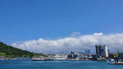 Fototapeta premium Korea's beautiful sky and scenery