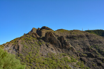 Mountains at Masca, in Tenerife in Spain