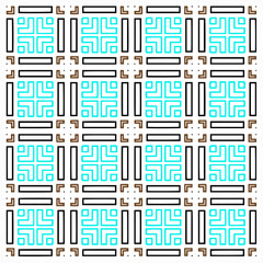 Seamless vector background with repeat pattern.Abstract ethnic rug ornamental seamless pattern.Perfect for fashion, textile design, cute themed fabric, on wall paper, wrapping paper and home decor.