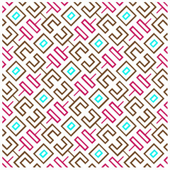 Seamless vector background with repeat pattern.Abstract ethnic rug ornamental seamless pattern.Perfect for fashion, textile design, cute themed fabric, on wall paper, wrapping paper and home decor.