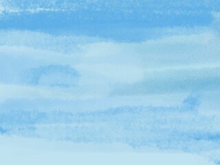 Fototapeta na wymiar 背景　空素材　青空に一面うす雲が浮かぶ