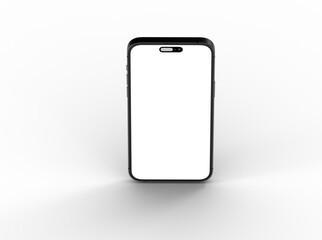 realistic smartphone template mockup for user experience presentation