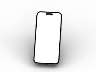 realistic smartphone template mockup for user experience presentation