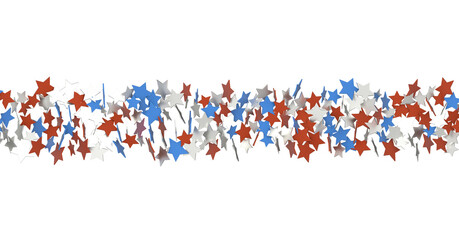 Stars - stars confetti on american independence day party