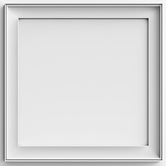 Modren white frame mockup, created with generative AI