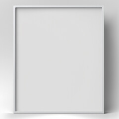 Modren white frame mockup, created with generative AI