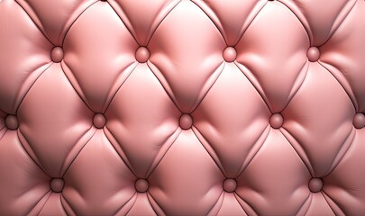  a close up of a pink leather upholstered wallpaper with a diamond pattern on the top of it and a button at the bottom of the button.  generative ai